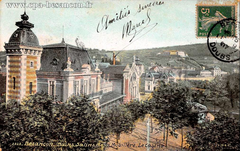 2923 - Besançon - Bains Salins de la Mouillère - Le Casino
